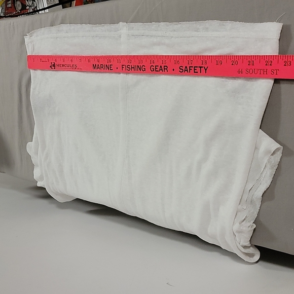 NEW I•N•C White VNeck Vee Top Sheer Size XL - Picture 5 of 8